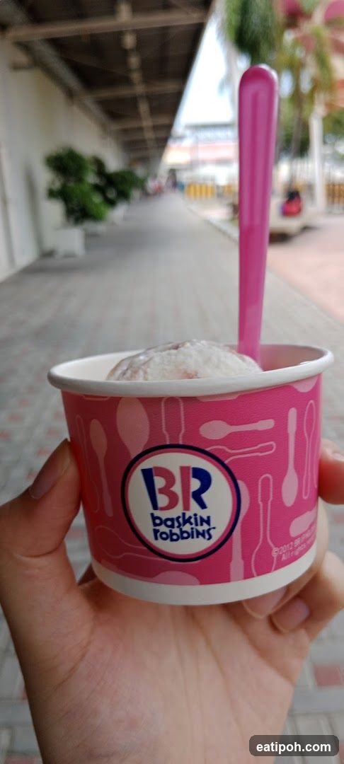 Baskin Robbins Ice Cream Cup