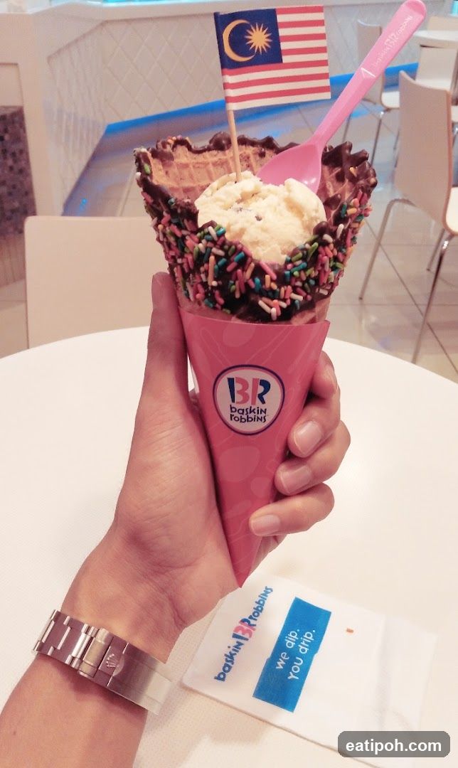 Baskin Robbins Ice Cream Cone