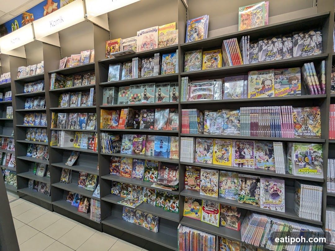 Manga Section in Store