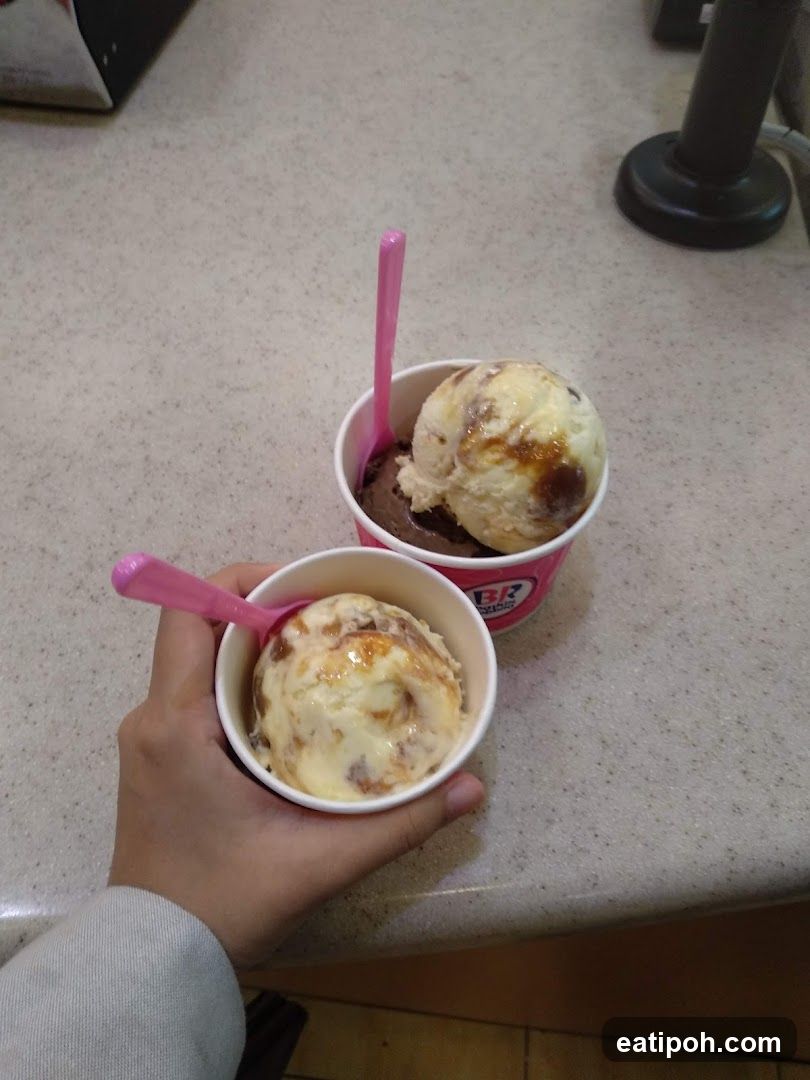 Ice Cream Cups on Counter