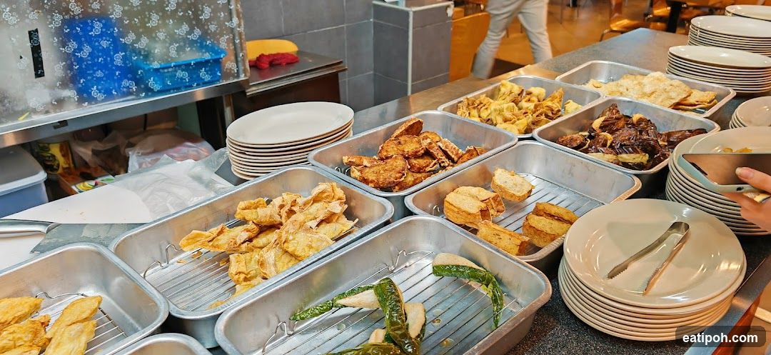 Food Display in Restaurant Interior