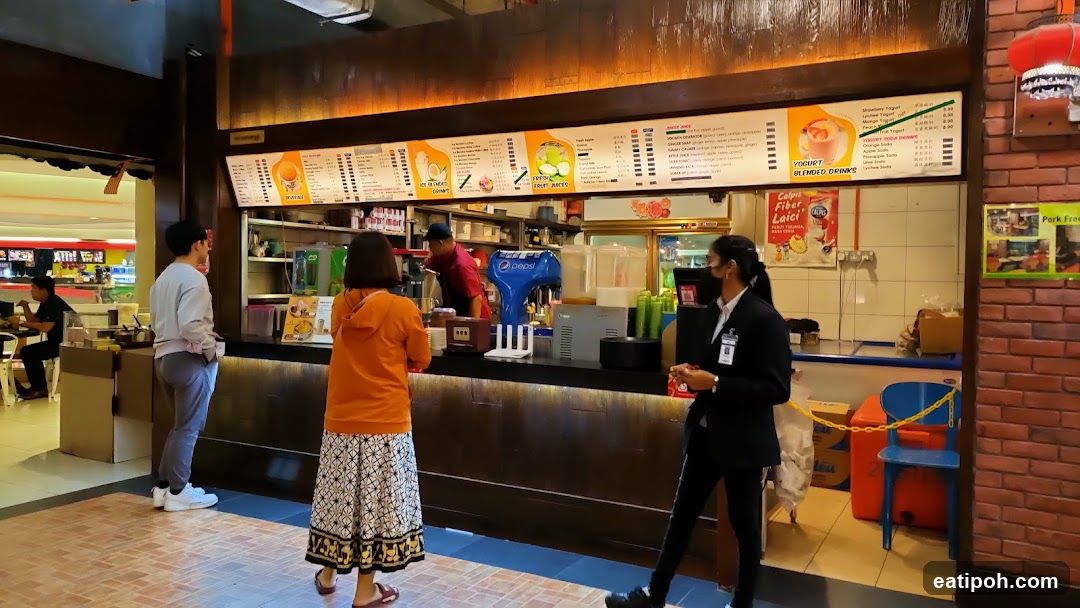 Food stall interior