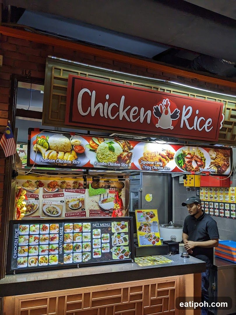 Chicken Rice Stall Interior