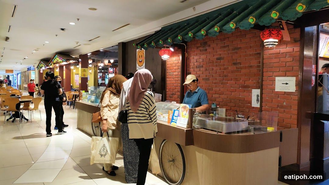 Food court stall interior