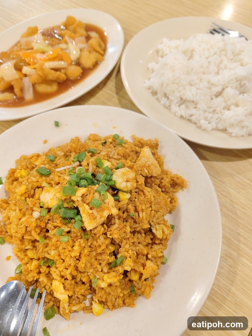 Food served at a restaurant