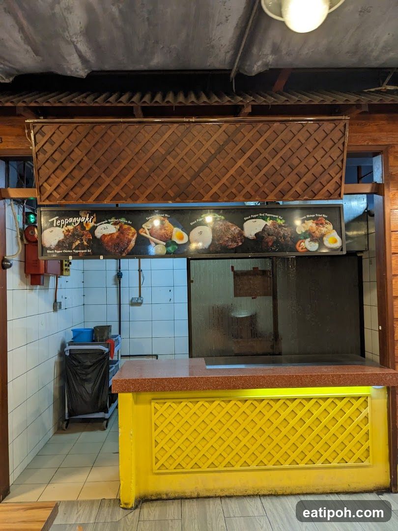 Teppanyaki Food Stall Interior