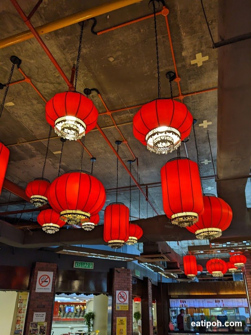 Interior of a food court or restaurant