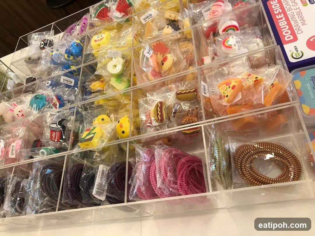 Store Display of Stationery and Accessories