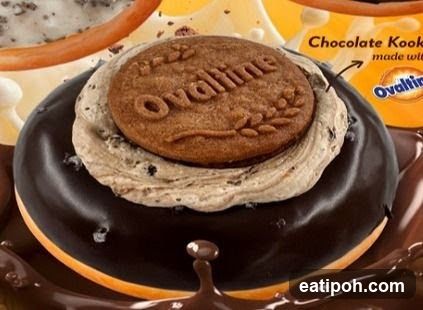 Ovaltine Chocolate Cookie Donut