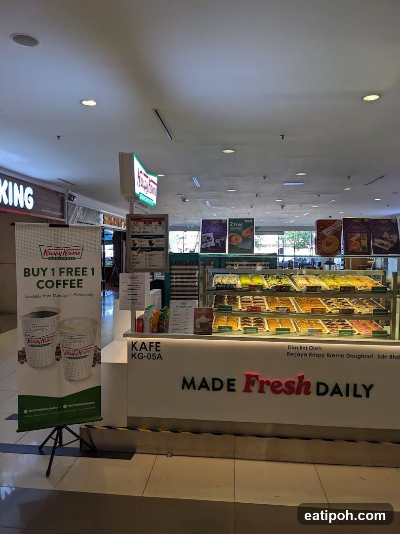 Krispy Kreme Doughnut Shop Interior