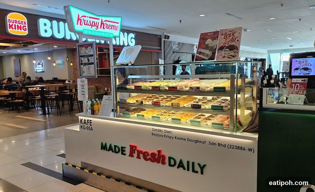 Krispy Kreme Doughnut Storefront in Mall
