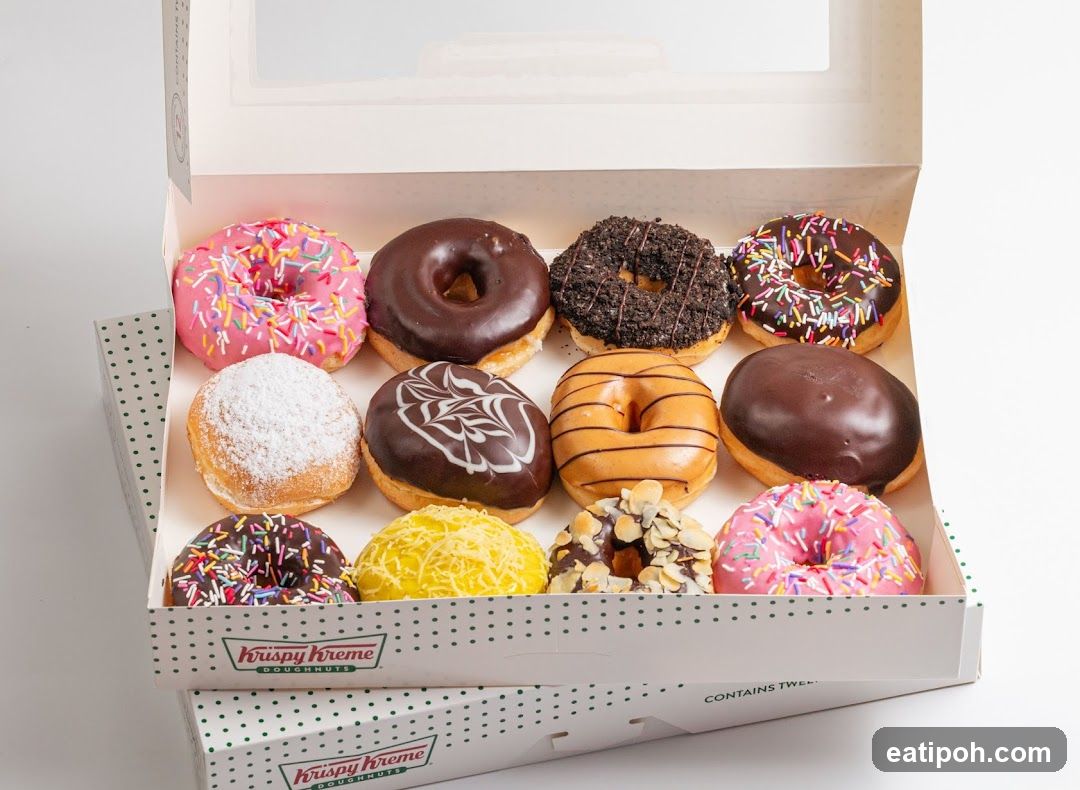 Krispy Kreme Donuts Box