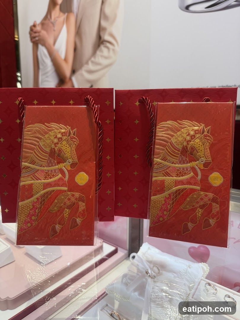Red Envelope Display in Store