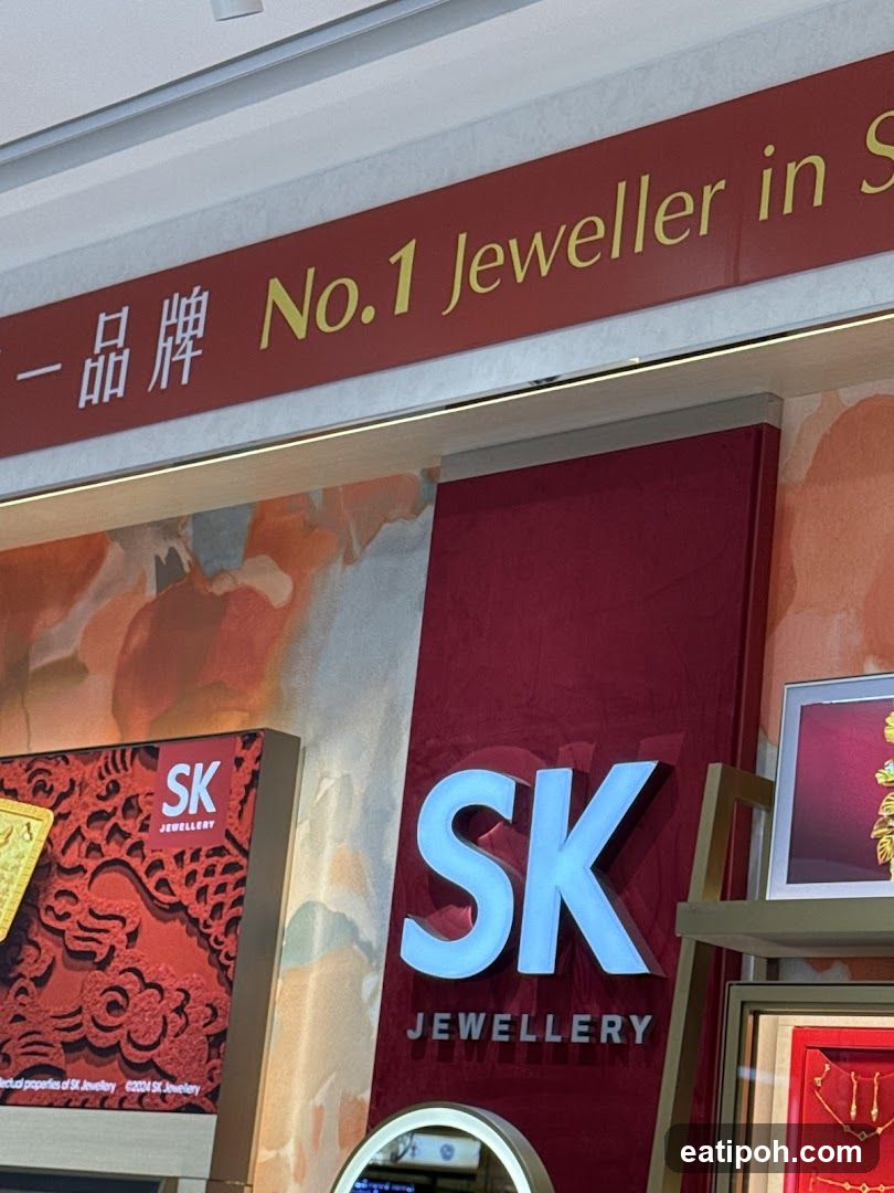 SK Jewellery Storefront Signage