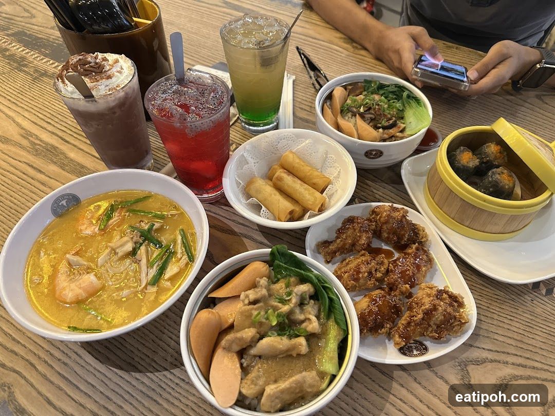 Table with Food and Drinks