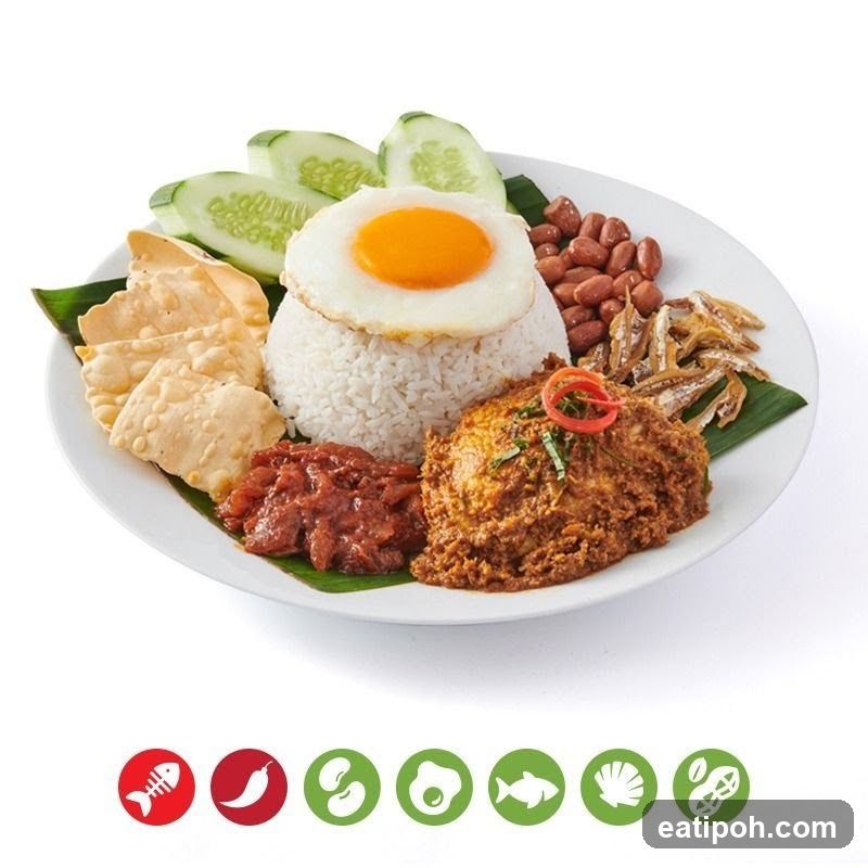 Nasi Lemak Plate
