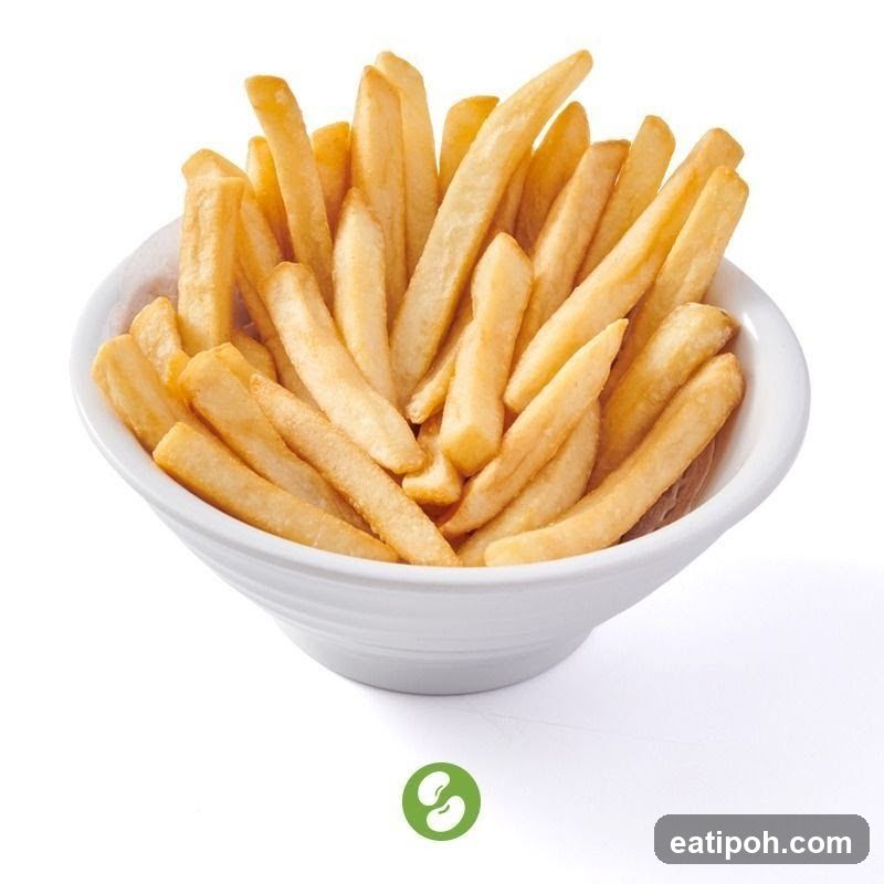 Fried Potatoes in Bowl
