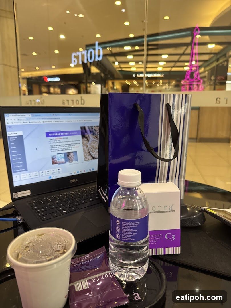 Shopping and Work Setup in Mall
