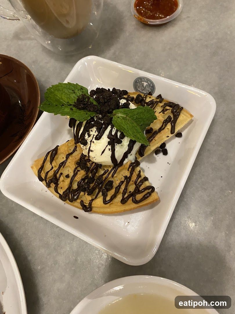 Waffle Dessert Plate