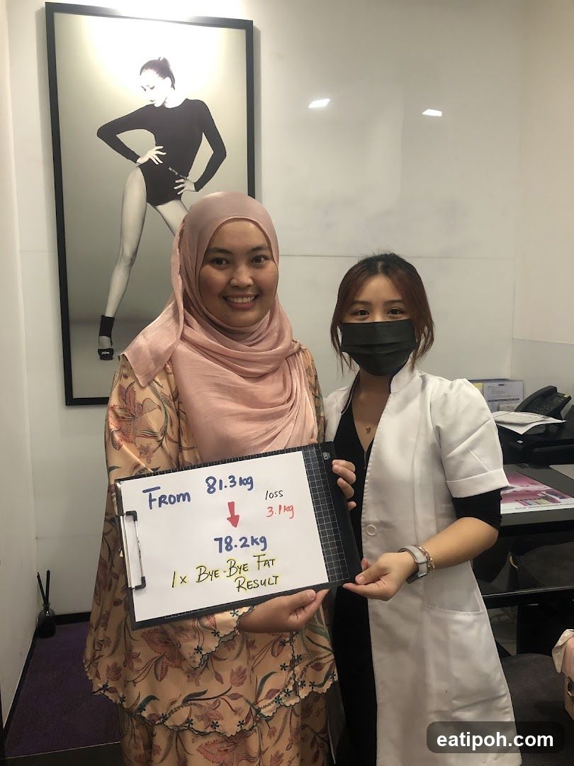 Client and Staff in Clinic Interior