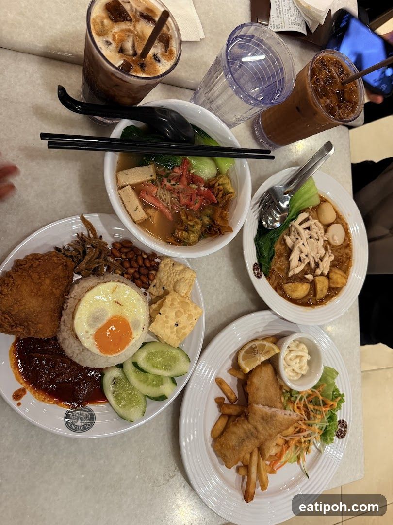 Table with Food and Drinks