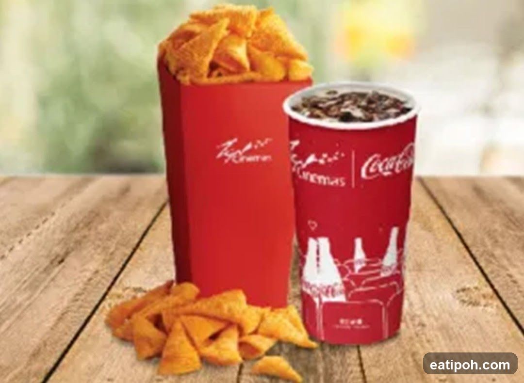 Coca-Cola and snacks at cinema