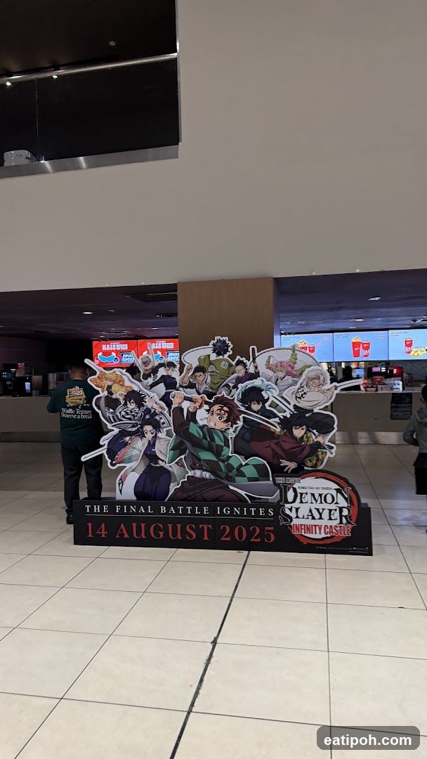 Demon Slayer: Infinity Castle promotional display