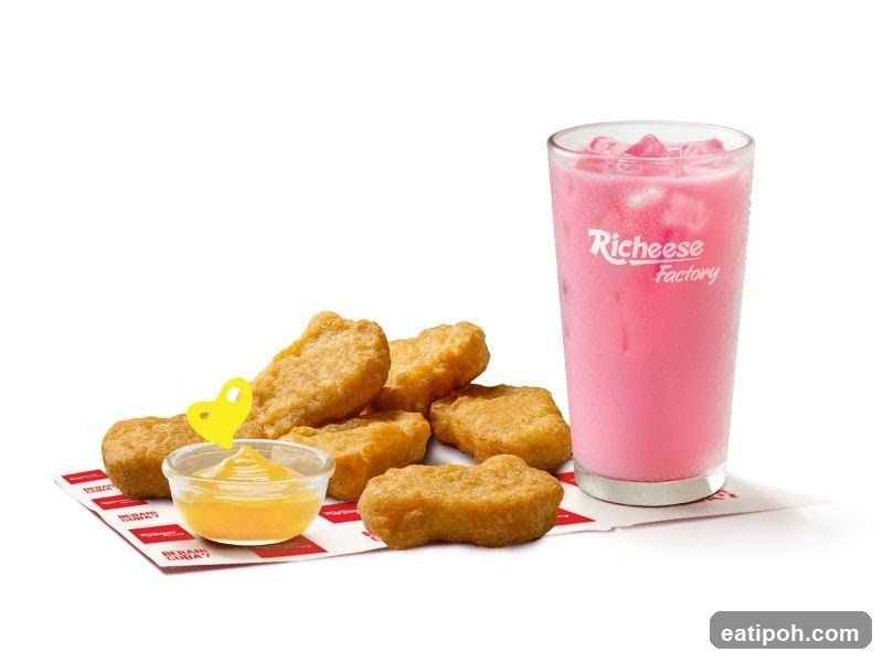 Chicken Nuggets and Pink Drink