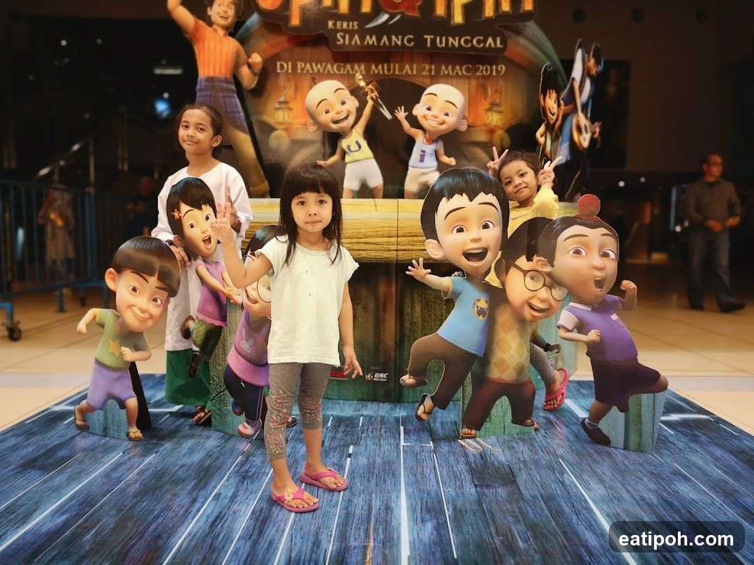 Children at movie premiere event