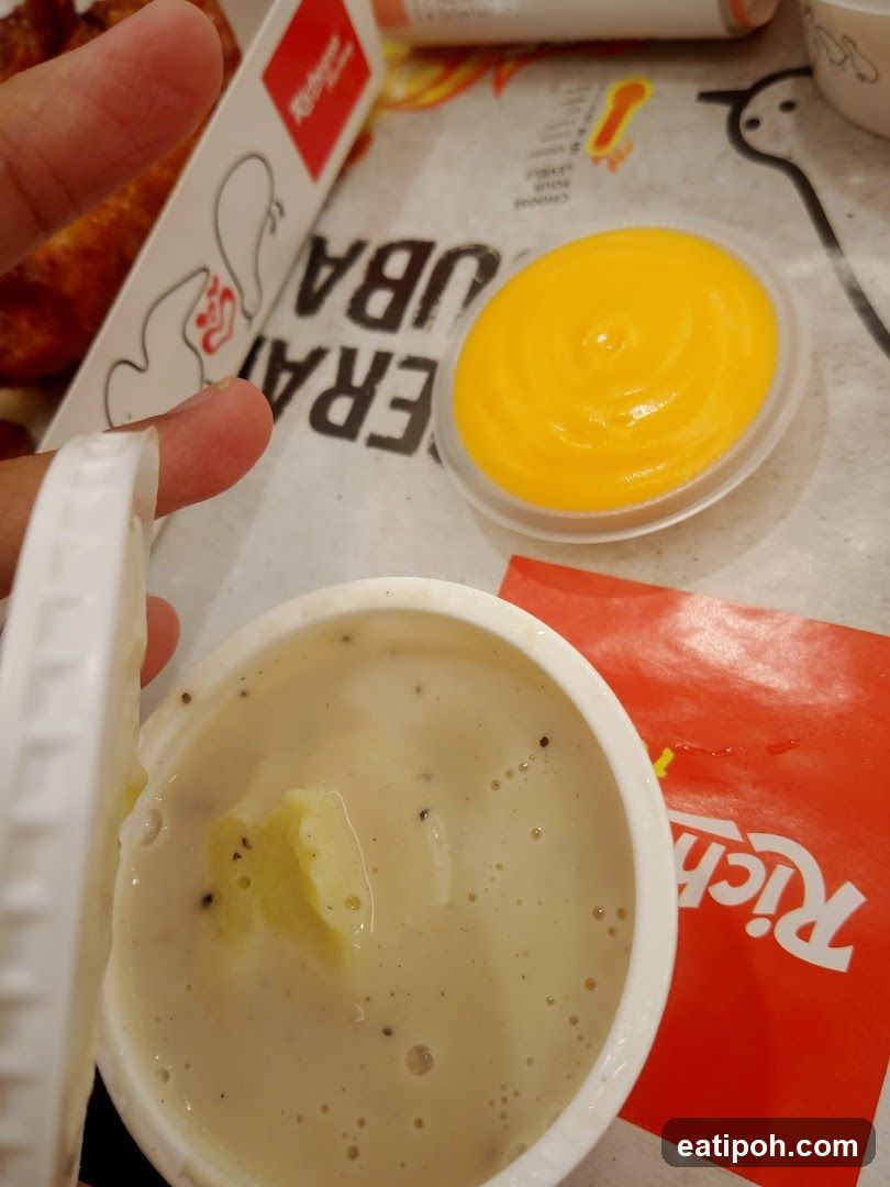 Food and Condiments at Restaurant
