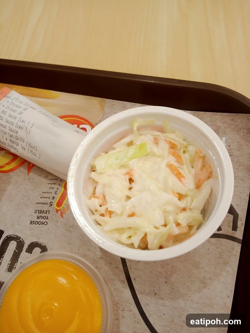 Food on tray