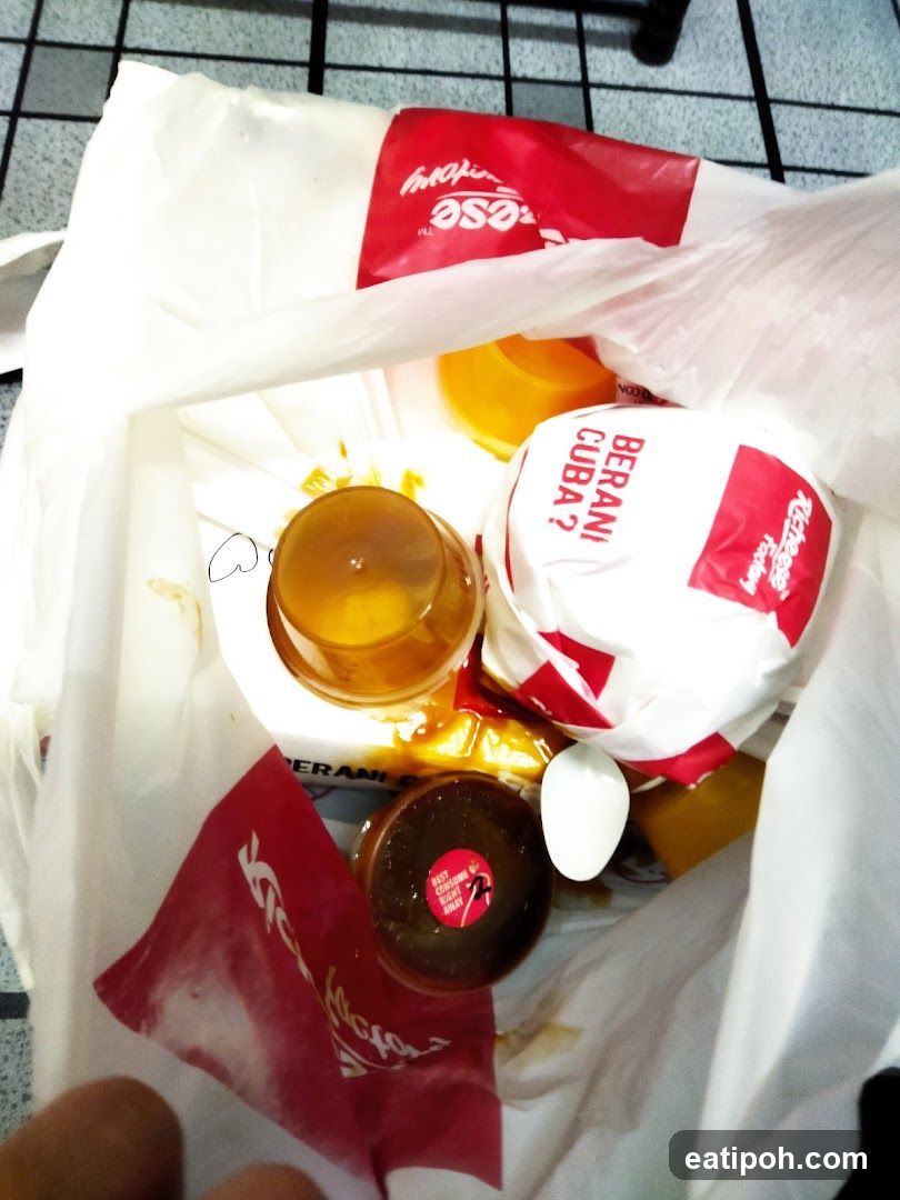 Food Packaging from Restaurant