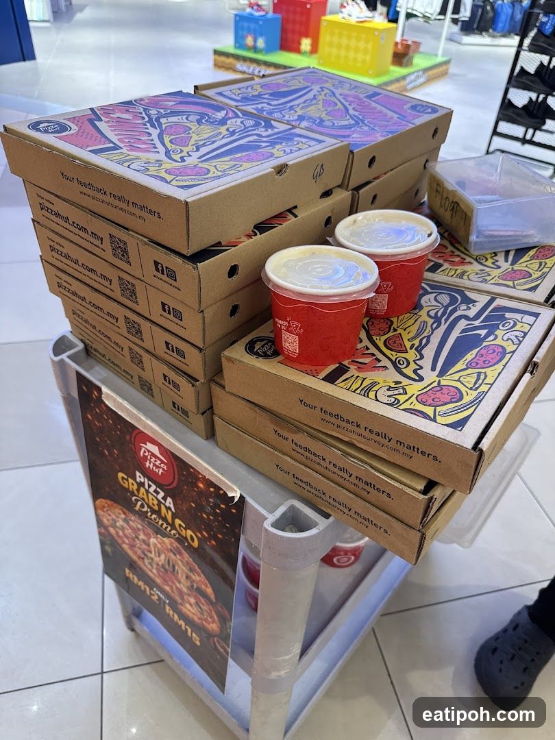 Pizza Hut Grab & Go Display