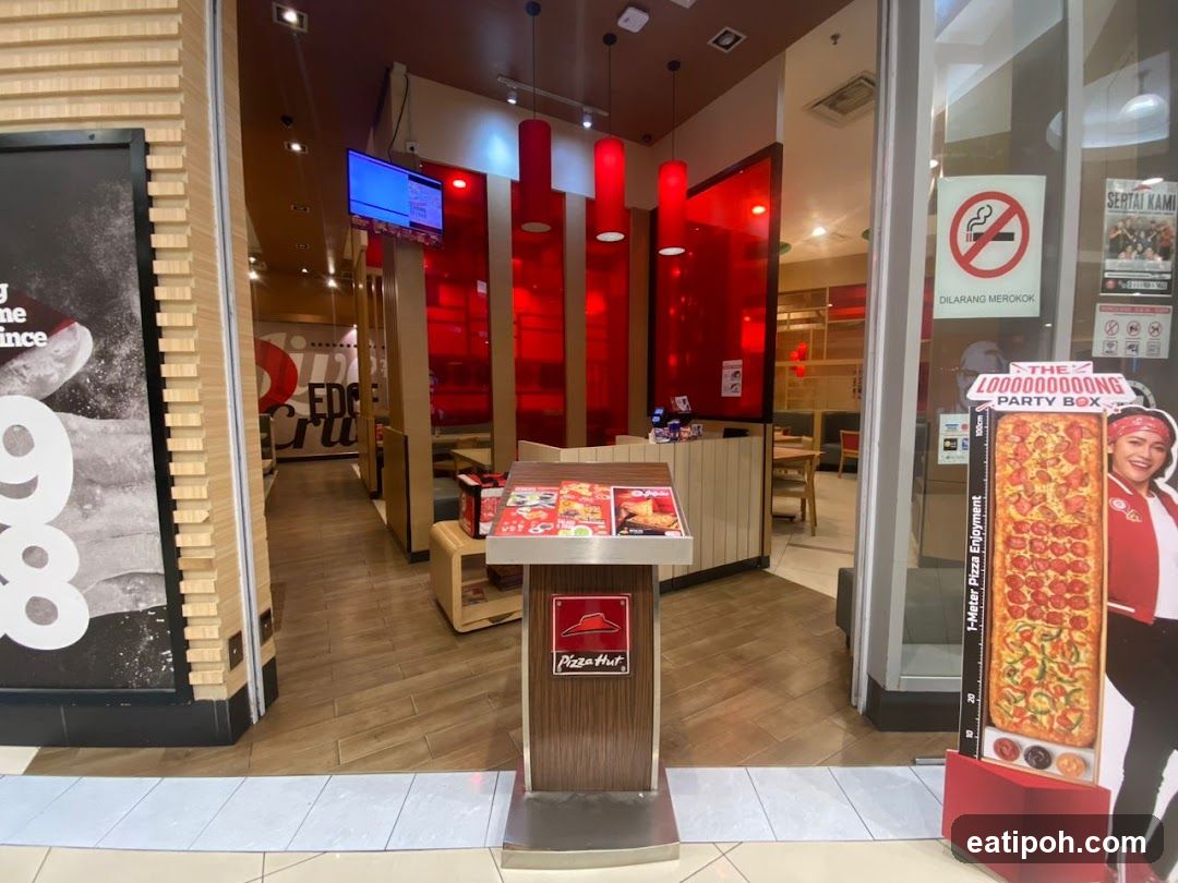 Pizza Hut Storefront Entrance