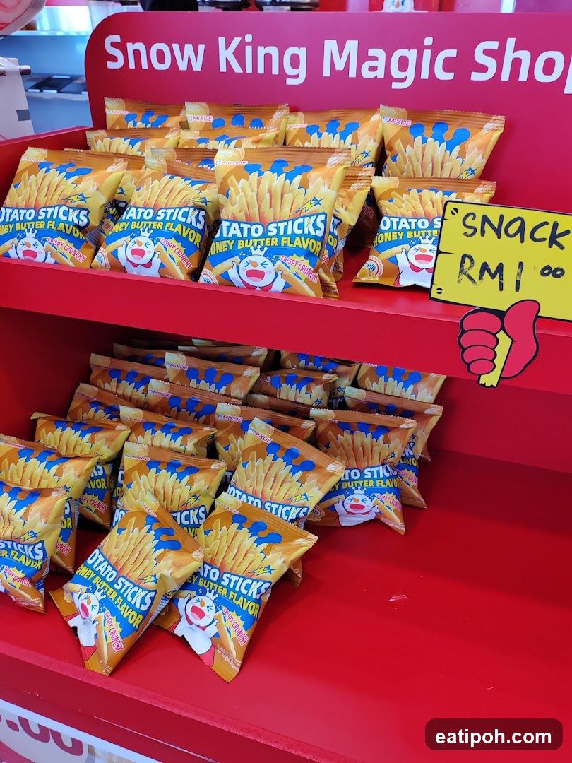 Snow King Magic Shop Snack Display