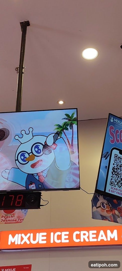 Mixue Ice Cream Store Interior