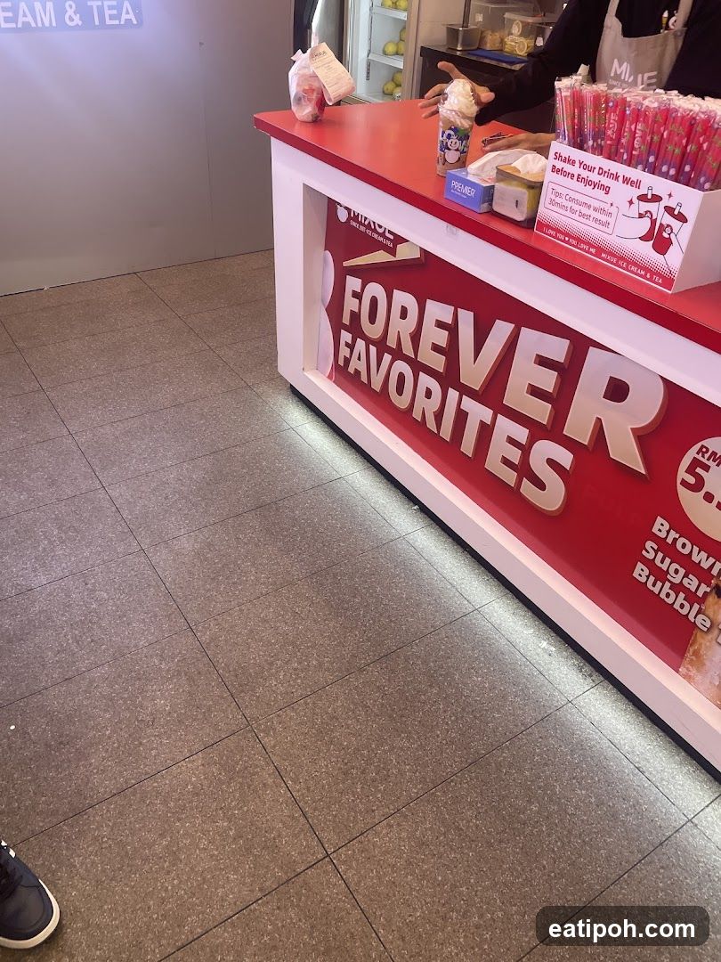 Ice Cream & Tea Counter Interior