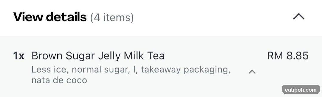 Order Details Screen