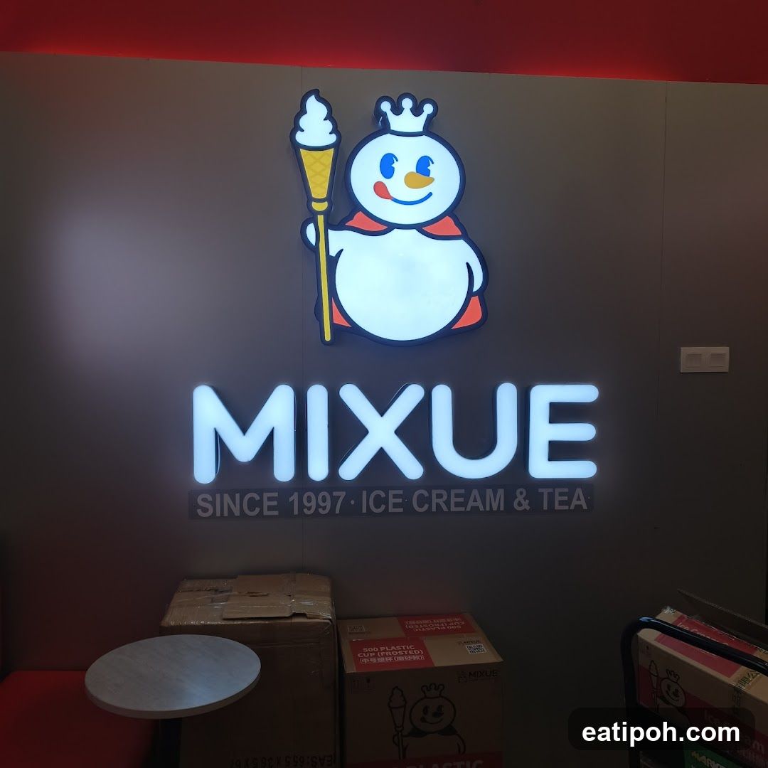 Mixue Ice Cream & Tea Store Interior