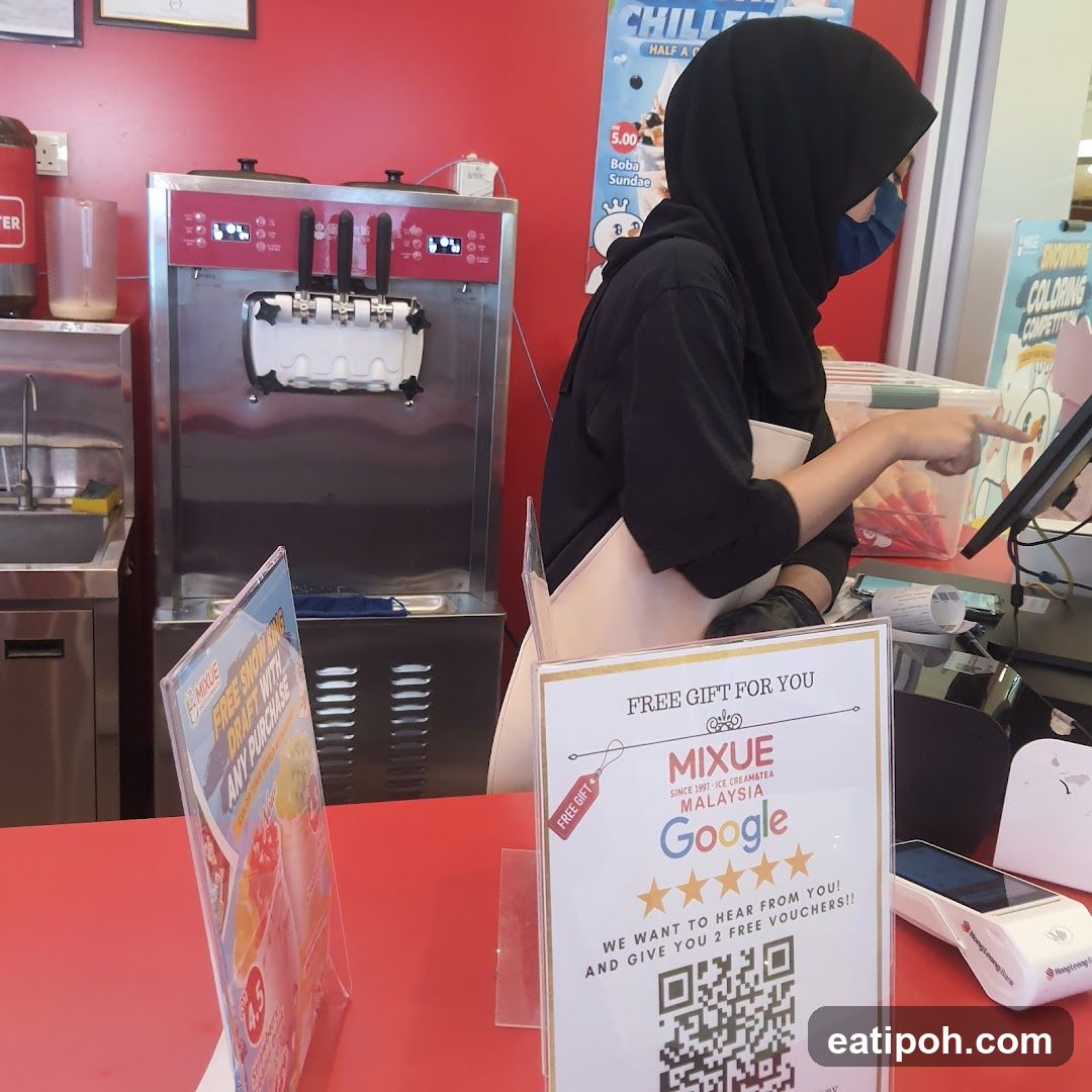 Mixue Ice Creamate Malaysia Interior