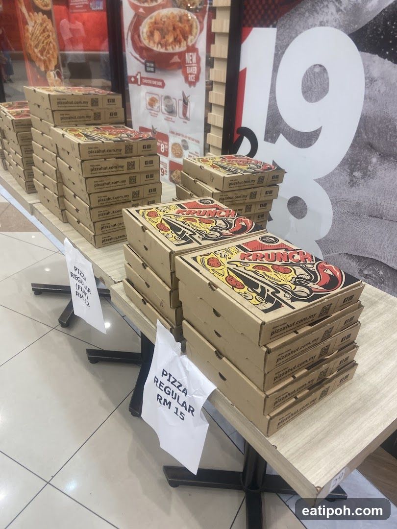 Pizza Hut Display Counter