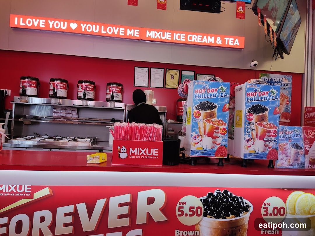 Mixue Ice Cream & Tea Shop Interior