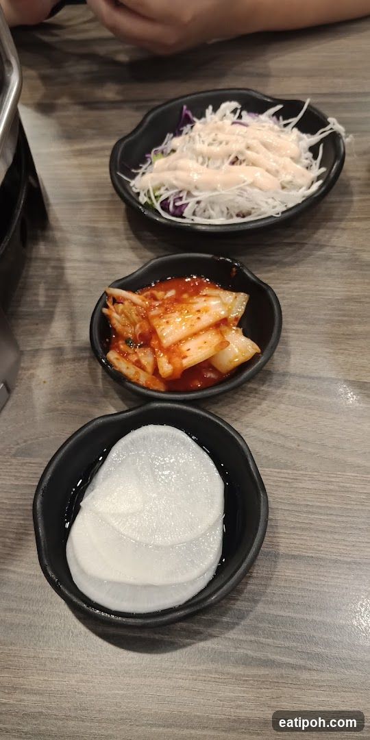 Tableside Korean Side Dishes