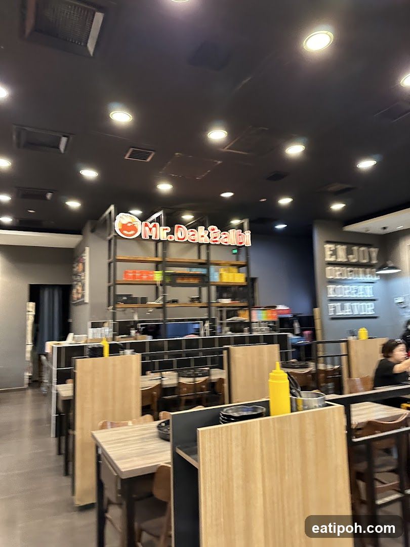 Mr.Dakgalbi Restaurant Interior