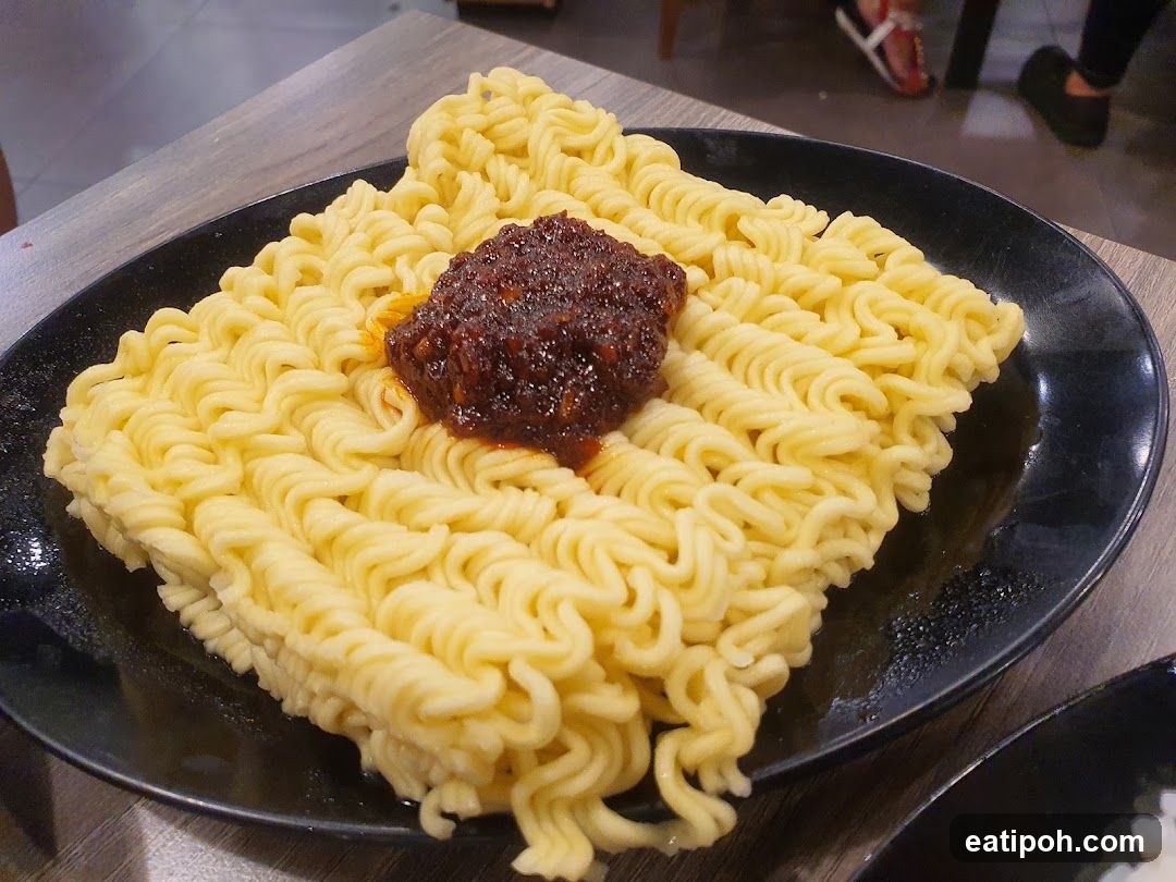 Noodles with Sauce on Plate