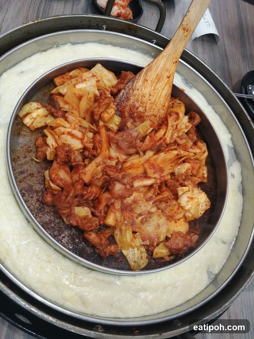 Food dish in a metal pan