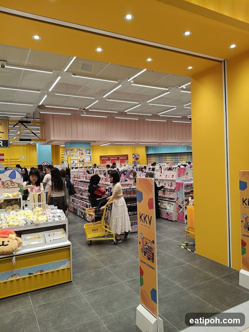Interior of KKV store