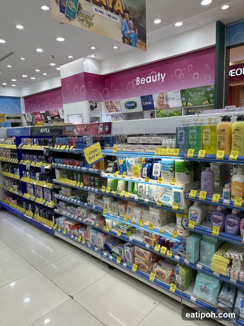 Store Interior Beauty Section