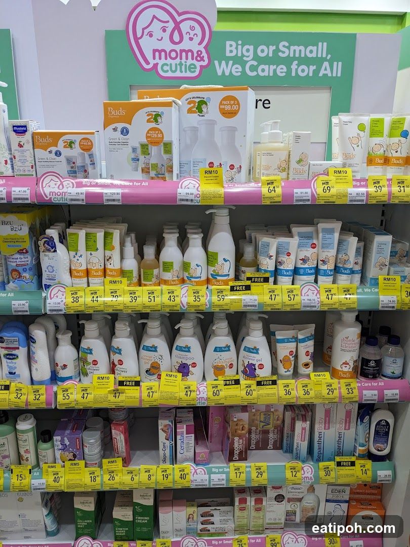 Baby Care Products Section