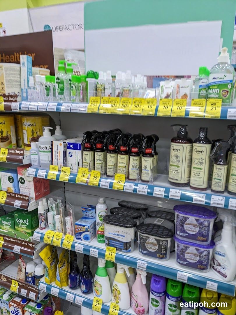 Store Interior Shelf Display